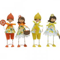 Product Small fruits, summer decoration, figures lemons oranges H17/18cm 4pcs