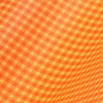 Product Cuff paper 37.5cm light orange check 100m