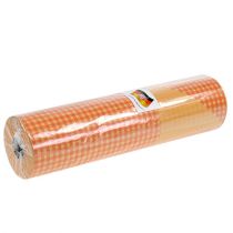Product Cuff Paper 37.5cm Light Orange Check 100m