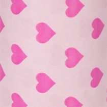 Product Cuff paper with heart motif, pink, 25cm, 100m