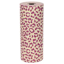 Product Cuff paper, leopard print, purple, 25cm, 100m