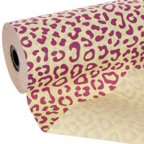Product Cuff paper, leopard print, purple, 25cm, 100m