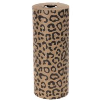 Product Cuff paper, leopard pattern, roll 25cm 100m, gift wrapping