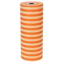 Product Cuff paper roll, orange striped, 25cm x 100m