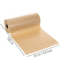 Product Natural Kraft Paper Cuff Paper Roll 25cm 100m Decorative Paper