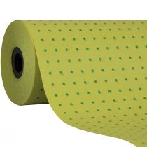 Product Cuff paper tissue paper moss green dots 25cm 100m