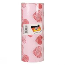 Product Cuff paper tissue paper pink hearts 25cm 100m