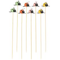 Product Ladybug decorative figures for flower pots and flower arrangements for spring decoration, 32cm, 16 pieces