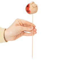 Product Ladybug garden stakes, decorative eye-catcher for garden decoration, 25cm, 4 pieces