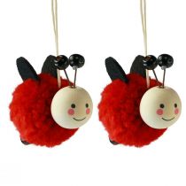 Product Ladybug Decoration Ladybug Pendant 5.5cm 9 pcs