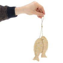 Product Nautical hanging decoration pendant, decorative fish for hanging, H32cm