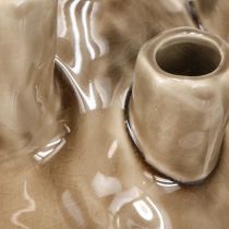 Product Maritime Vase Decoration Coral Design Brown Ø14.5cm H14cm