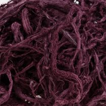 Product Mulberry cotton wool in aubergine, natural decorative material, flexible &amp; versatile, 150g