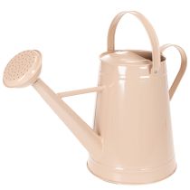 Product Metal decorative watering can, sand-colored vintage design, for plants &amp; dried flowers, 50×22.5×39cm