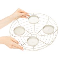 Product Round Advent wreath candle holder for four tea lights or candles, 35cm