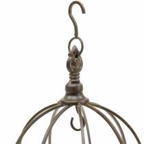 Product Kitchen hanger metal crown antique Ø22cm H28cm