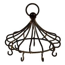 Product Metal crown for hanging brown