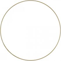Product Metal ring decorative ring Scandi ring decorative loop gold Ø30.5cm 6 pcs