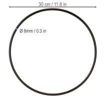 Product Metal ring for wall decoration and creative design of living spaces, 30cm, 4 pieces
