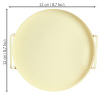 Product Round tray for dining room, living environment and decoration, 22cm