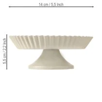 Product Metal plate gray decorative plate with base metal plate Ø14cm 2 pcs