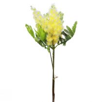 Product Artificial Plant Silver Acacia Mimosa Yellow Flowering 53cm 3 Pcs