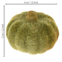 Product Mini pumpkin decoration flocked scatter decoration 6 colors Ø4cm 24 pcs