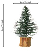 Product Mini fir trees snow-covered winter forest Ø5cm H8cm 12 pcs