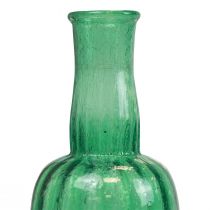 Product Mini glass vase flower vase green Ø8.5cm H15cm