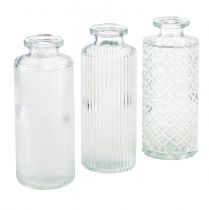 Product Mini vases glass decorative bottle vases Ø5cm H13cm 3pcs