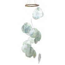Product Wind chime Capiz shells for relaxed balcony decoration and harmonious sound 57cm