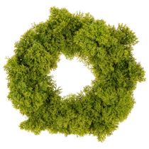 Product Artificial moss wreath, decorative for table or door, 28cm