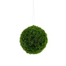 Moss ball with mica Ø9cm green