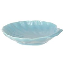 Product Shell plate maritime bowl ceramic blue white 14cm 3pcs
