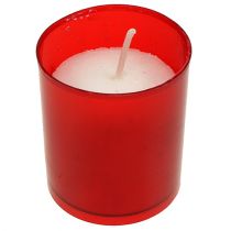 Refill candle for grave light refill insert grave lamps red 20 pieces