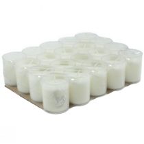 Product Refill candle for grave light white H5.8cm 20 pcs