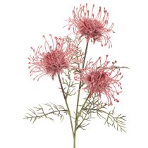Product Artificial flower pincushion protea flowering branch 65cm 3pcs