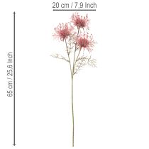 Product Artificial flower pincushion protea flowering branch 65cm 3pcs