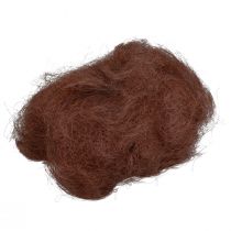 Product Natural Sisal Fibers Brown 300g - Crafting, Decorating, DIY Bird Nest, Flower Decoration