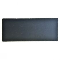 Product Natural Slate Plate Rectangular Stone Tray Black 30×12.5cm 4 pcs