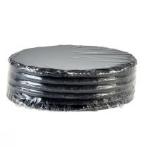 Product Natural Slate Plate Round Stone Tray Black Ø15cm 6 pcs