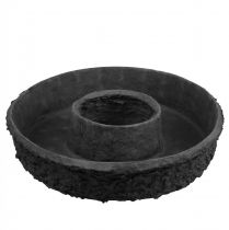 Product Oasis Black Biolit Plant Ring Black Plant Bowl Ø35cm