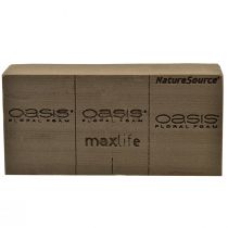 Product Oasis NatureSource Maxlife Floral Foam Brick Brown 23×11×7.5cm 1 pc