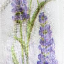Product Organza ribbon, chiffon ribbon, decorative ribbon, lavender, 40mm, 20m