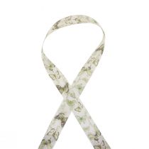 Product Organza ribbon chiffon ribbon butterflies green 40mm 18m