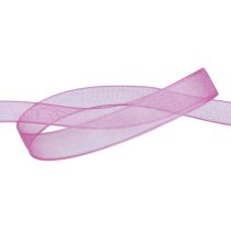 Product Organza ribbon aubergine 7mm 50m