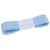 Product Decorative ribbon gift ribbon light blue ribbon blue selvedge 25mm 3m 10pcs
