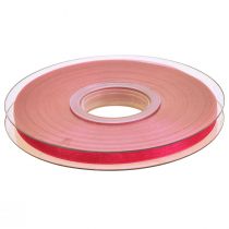 Product Organza ribbon gift ribbon pink ribbon selvedge 6mm 50m