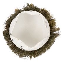 Product Easter decoration egg in a nest, decorative bird's nest, natural colors, Ø9cm H11cm, 4 pieces