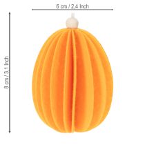 Product Hanging Easter egg decoration for cheerful Easter decoration in the living area and garden, 8cm, 8 pieces
